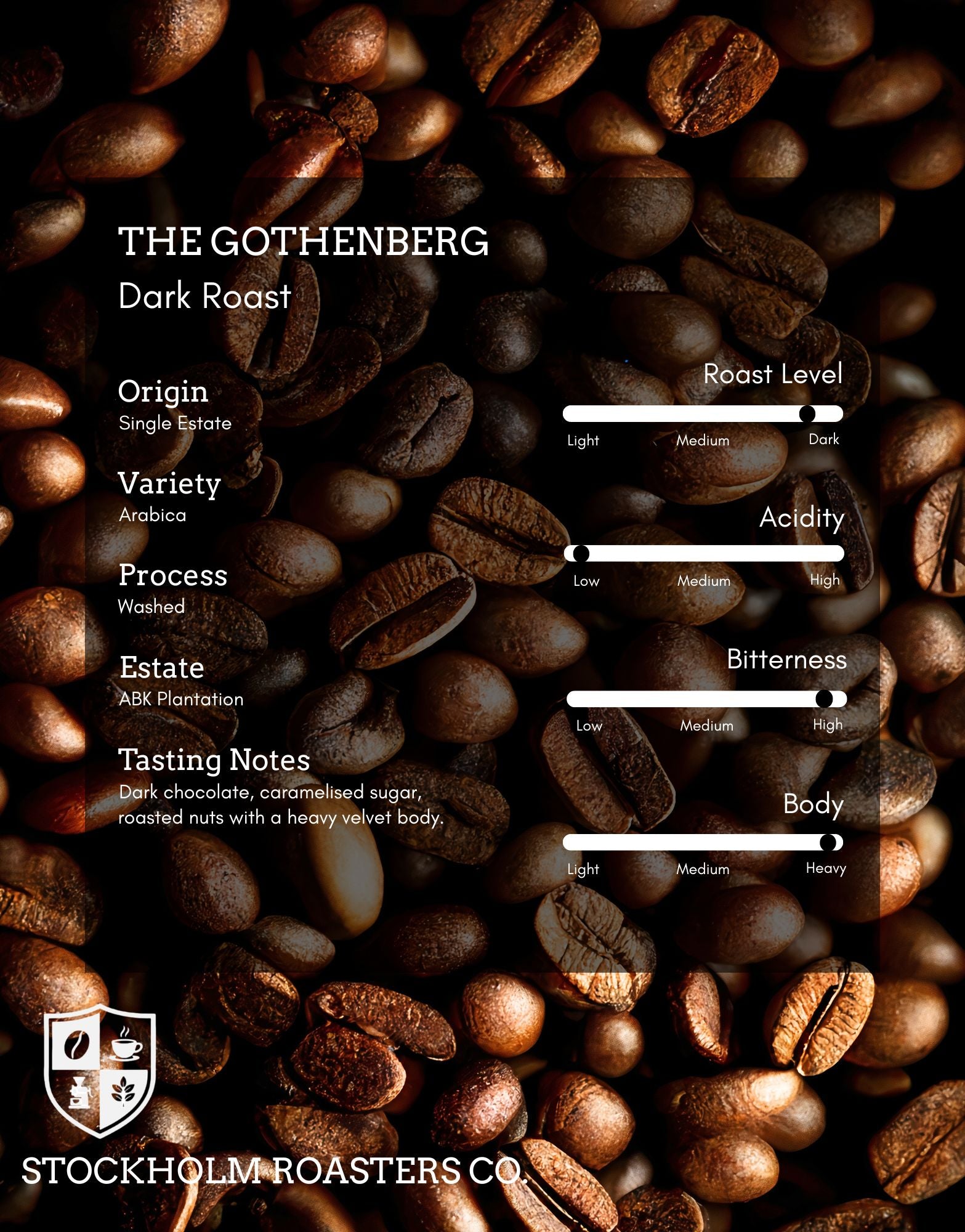 ABK FARM ARABICA WASHED DARK ROAST